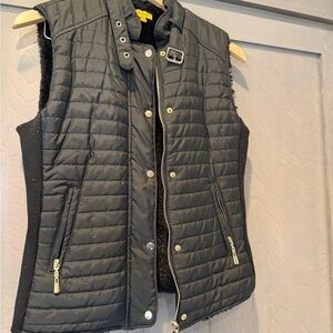 Daisy Black Quilted Women's Vest